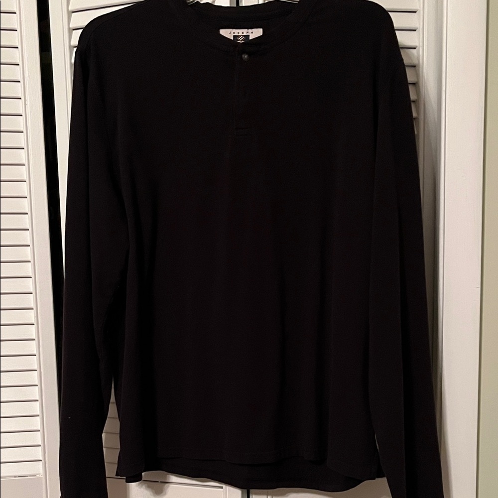 Joseph Black Long Sleeve Shirt